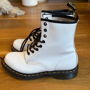 White Dr. Martens